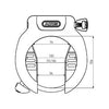 Abus, 4750X Pro Amparo, Cadenas sur cadre