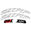 Zipp, Autocollants, 202 Blanc/ Sans bordure
