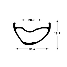 Stans No Tubes,  Arch MK4,  Jante