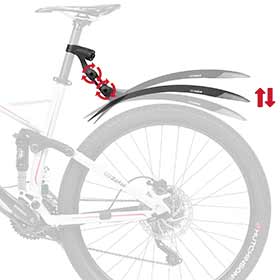 Zefal,  Deflector RM90+,  Garde-boue arrière