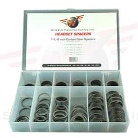 Wheels Manufacturing,   Espaceur de direction en carbone Lustré,  1-1/8''