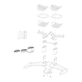 Zipp,  Vuka Aero C1 Trousse d'élévation,  Inclut des ensemble d'entretoises (2x5 mm