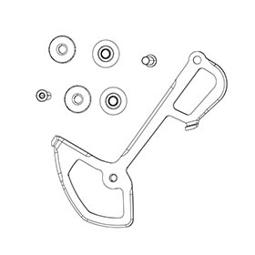 SRAM,  Chape interne pour GX AXS,  NX et SX