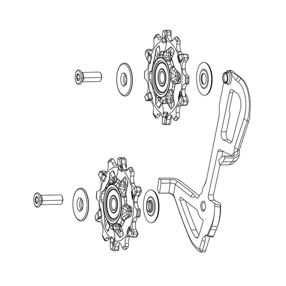SRAM,  Cage interne et galets pour GX 1x11,  11.7518.059.000
