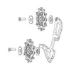 SRAM,  Cage interne et galets pour GX 1x11,  11.7518.059.000
