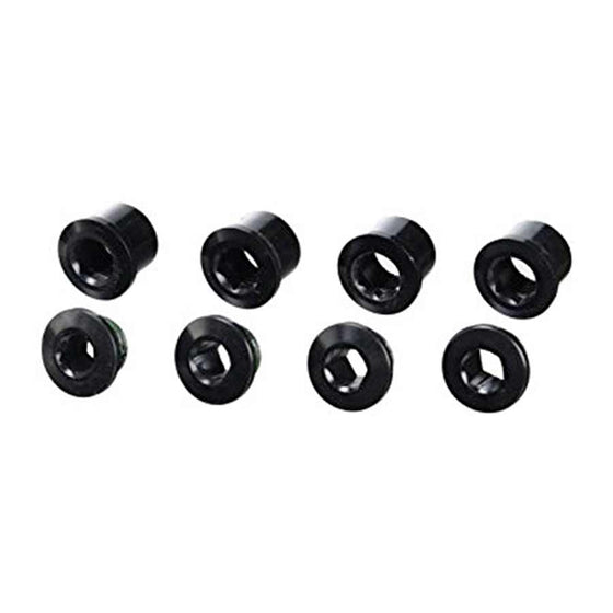 SRAM,  X01/DH Chainring Bolt Kit Black Aluminum for X01 and X01DH