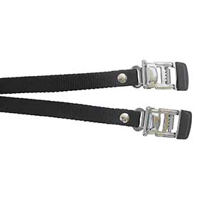 EVO,  Courroies en nylon avec boucles en acier,  Noir