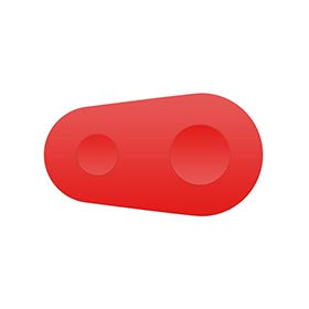 crankbrothers,  Bouton en caoutchouc pour Highline Remote V2,  Gris