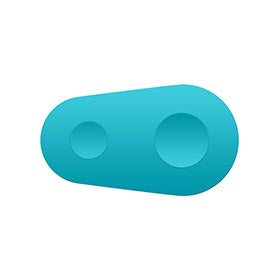 crankbrothers,  Bouton en caoutchouc pour Highline Remote V2,  Gris