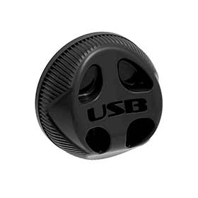 Lezyne,  Embout de lumière,  Noir (Pour Hecto Drive & Micro Drive)