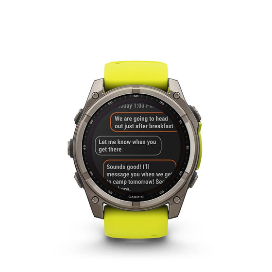 Garmin,  fenix 8 Solar Sapphire 51mm,  Montre