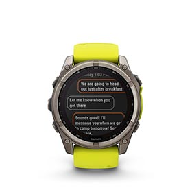 Garmin,  fenix 8 Solar Sapphire 51mm,  Montre