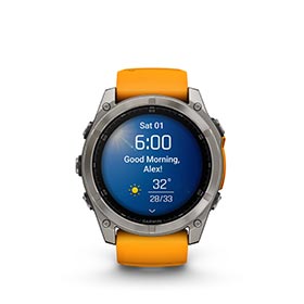 Garmin,  fenix 8 AMOLED Sapphire 51mm,  Montre