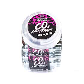 Muc-Off,  Cartouches CO2 25g,  Avec filets