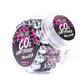 Muc-Off,  Cartouches CO2 25g,  Avec filets