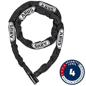 Abus,  Steel-O-Chain 4804K Chaîne avec serrure à clé,  4mm x 110cm (4mm x 3.6')