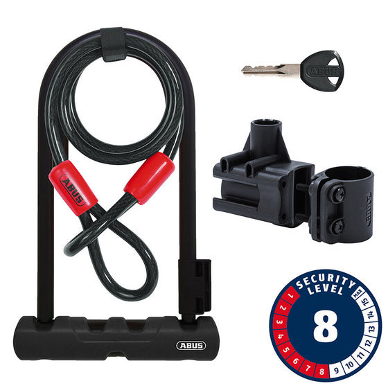 Abus,  Ultra 410K + Cobra,  Cadenas en U