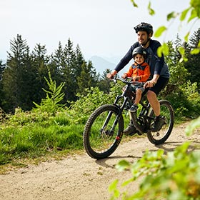 Shotgun,  Siège MTB pour enfants,  Sur cadre