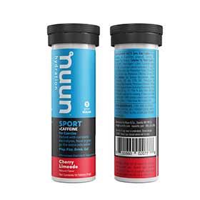 Nuun,  Sport avec Caféine,  Poudre