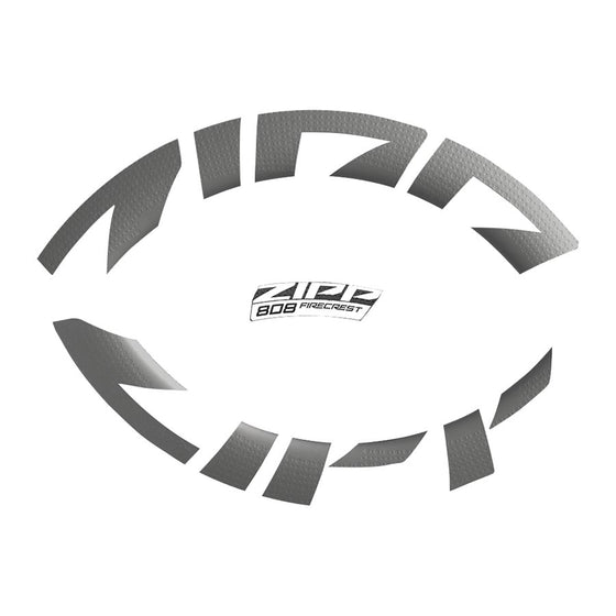 Zipp,  Autocollants pour 808 Disc TL B1