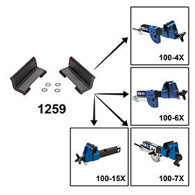 Park Tool,  FB##Garniture De Machoire 468G avec Double Rainure Pour PCS-1 & PCS-2,  Gris