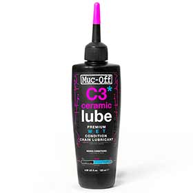 Muc-Off,  C3 Wet Ceramic,  Lubrifiant à chaîne