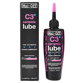 Muc-Off,  C3 Wet Ceramic,  Lubrifiant à chaîne