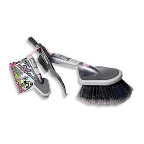 Muc-Off,  Trousse de 3 brosses Muc-Off