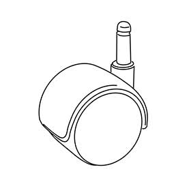 Park Tool,  1913,  Roulette pour tabouret d'atelier STL-2