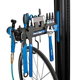 Park Tool,  PRS-33TT,  Plateau de travail et rangement d'outils
