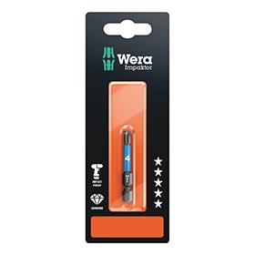 Wera,  840/4 IMP DC Impaktor bits SB,  Hex-Plus 4.0 x 50mm