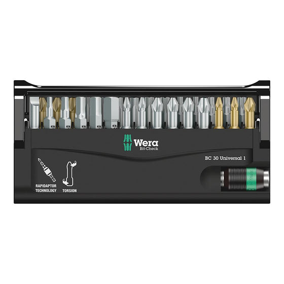 Wera,  Bit-Check 30 Universal 1,  Kit
