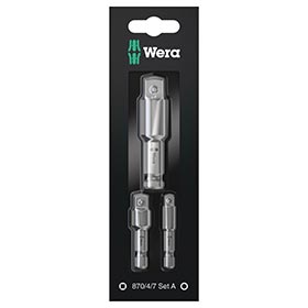 Wera,  870/4/7 SET A SB,  1/4'' Hex