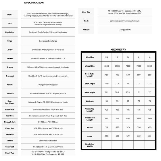 Bombtrack,  Arise Geared,  Vélo de ville