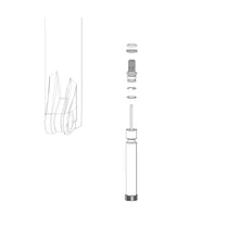  RockShox,  11.4015.293.000 08 SID Reb Dmpr Adj Knob/Shaft Bolt Kit