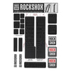 RockShox,  Autocollants 30/32mm,  Stealth
