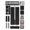 RockShox,  Autocollants 30/32mm,  Stealth