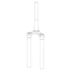 RockShox,  CSU pour Reba A7,  Solo Air 27 Boost 15X110 150mm Max Aluminum Taper