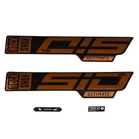 Rockshox,  Autocollants SID SL Ultimate,  Gloss Polar pour jambage Bleu