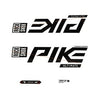 Rockshox,  Autocollants Pike Ultimate,  Cuivre mat pour jambage Noir Lustré