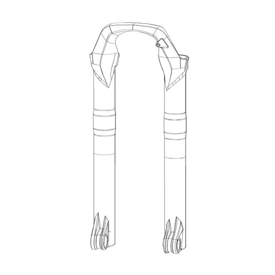 RockShox,  Jambage pour RVL 2927+B DFBLK,  11.4018.006.255