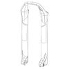 RockShox,  Jambage pour SID 2915 DFBLK B1