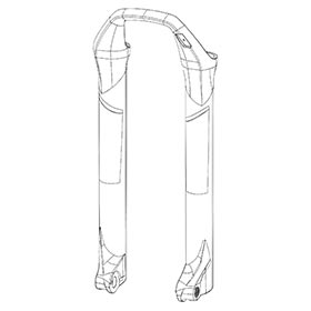 RockShox,  Jambage pour SID 2915 DFBLK B1,  11.4018.006.258