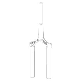 RockShox,  CSU pour SIDB/RBA 2927+ 51 TPR BLK,  11.4018.008.407