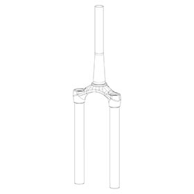 RockShox,  CSU pour Reba 29 150 DFBLK
