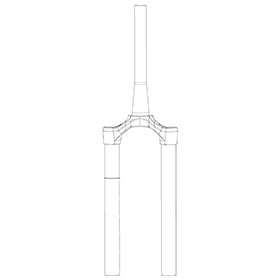 RockShox,  CSU pour Pike DB 29 42 DFBLK,  11.4018.008.568