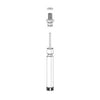 RockShox,  Bouton d'ajustement de rebond pour SID 29 Charger,  11.4018.082.014