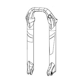 RockShox,  Jambage pour Lyrik RC2 C1,  27.5"