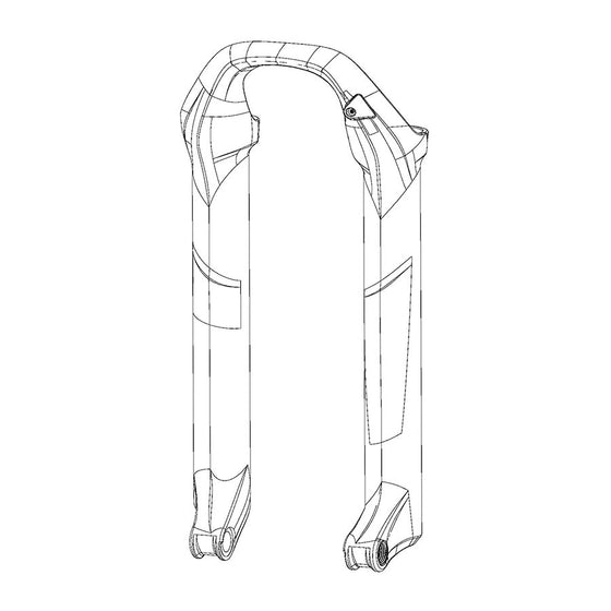 RockShox,  Jambage pour Pike DJ 26 SIL,  11.4018.091.028