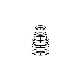 RockShox,   pour 32mm Debonair Black,  11.4018.096.002